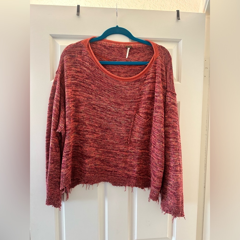 Free People Prism Space Dyed Oversized Sweater